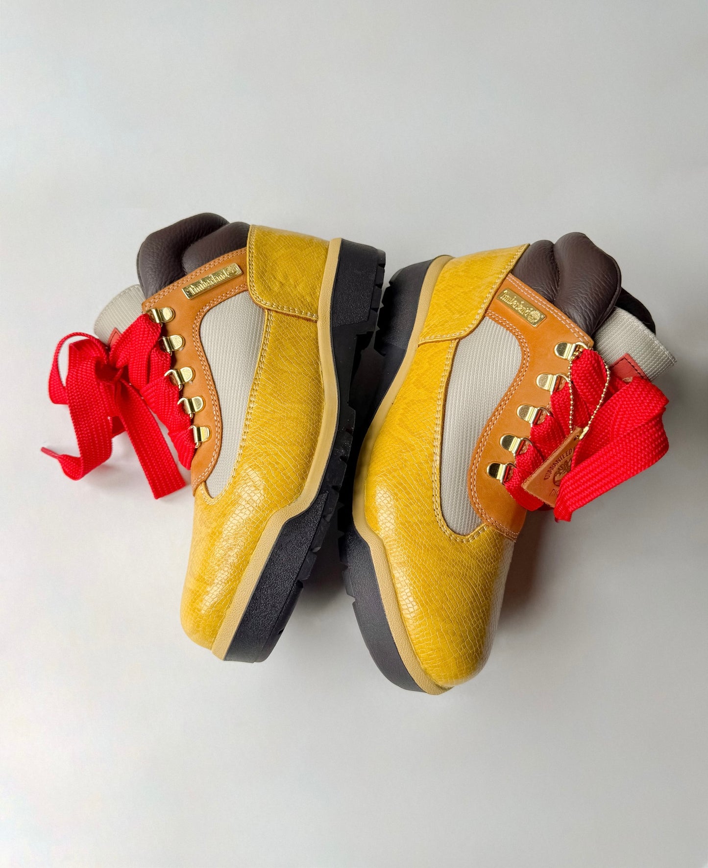 “Yellow Belly” Snakeskin 🐍 Field boots