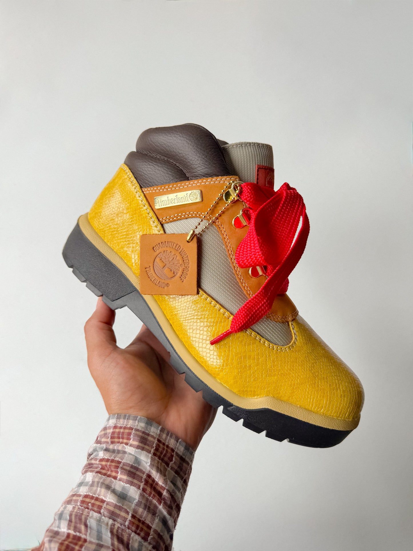 “Yellow Belly” Snakeskin 🐍 Field boots