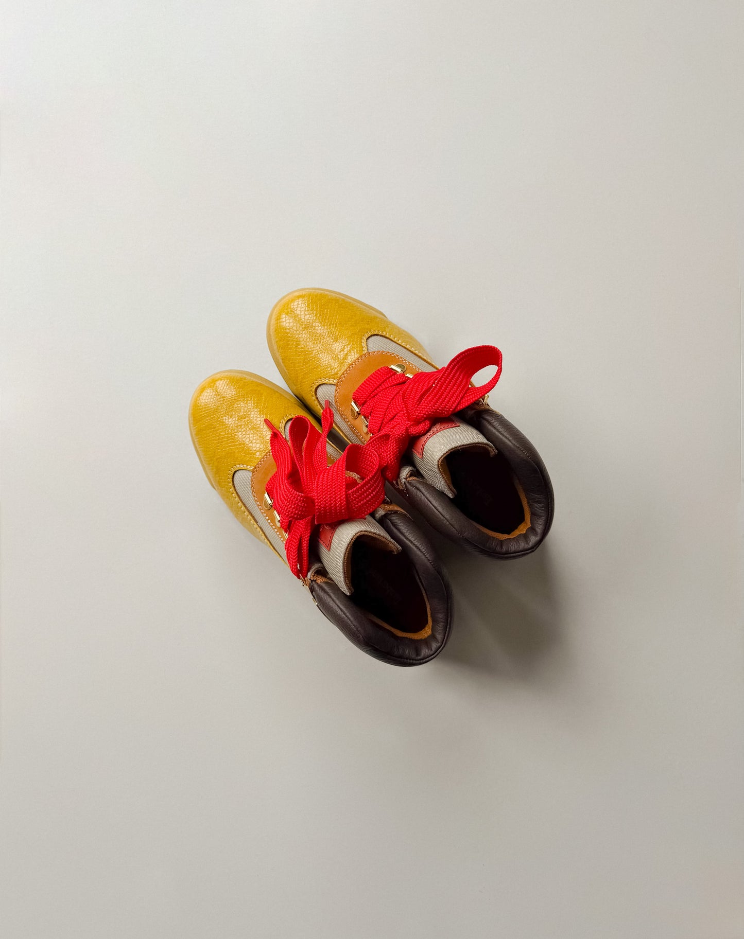 “Yellow Belly” Snakeskin 🐍 Field boots
