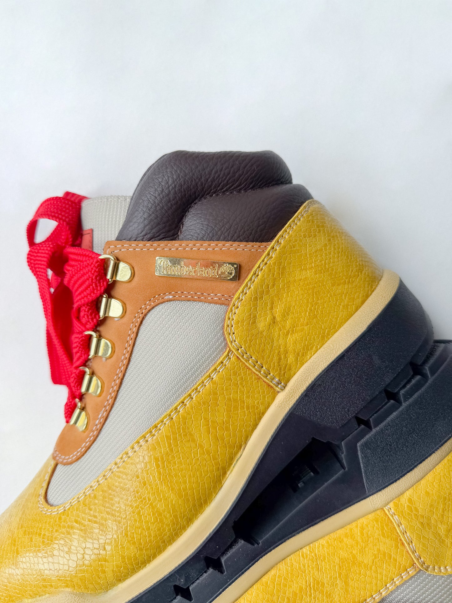 “Yellow Belly” Snakeskin 🐍 Field boots